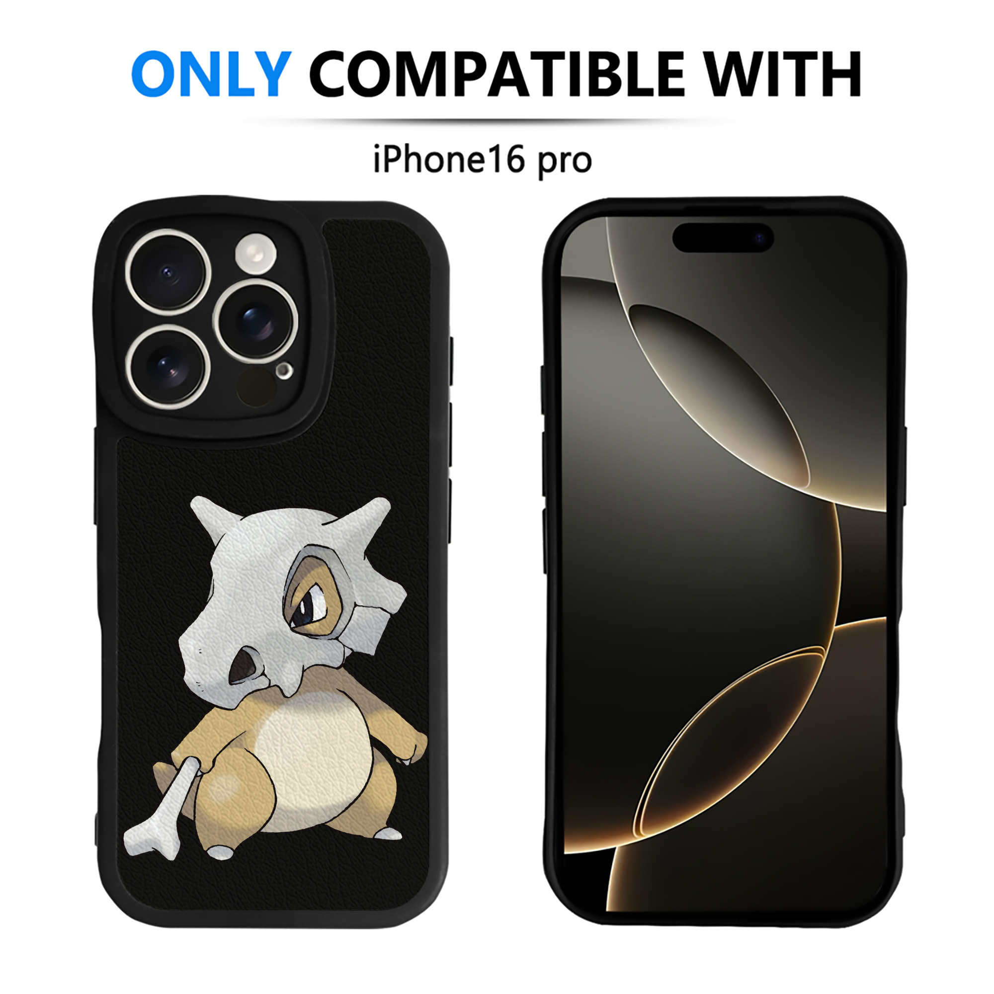（画像用） ポケットモンスター Pokémon 【iPhone 16シリーズ対応】シリコンスマホケース（レザー調） 材質：シリコン